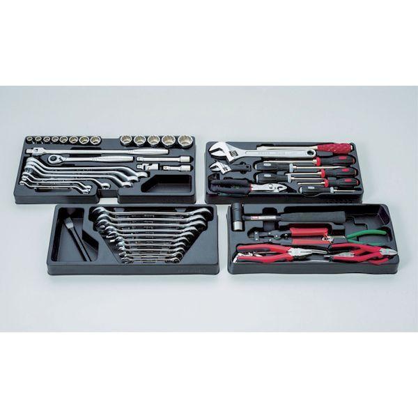 前田金属工業 TONE TSS450SV 整備用工具セット ツールセット 差込角１２．７ｍｍ ６２点セット シルバー トネ シルバー メンテナンス用_1