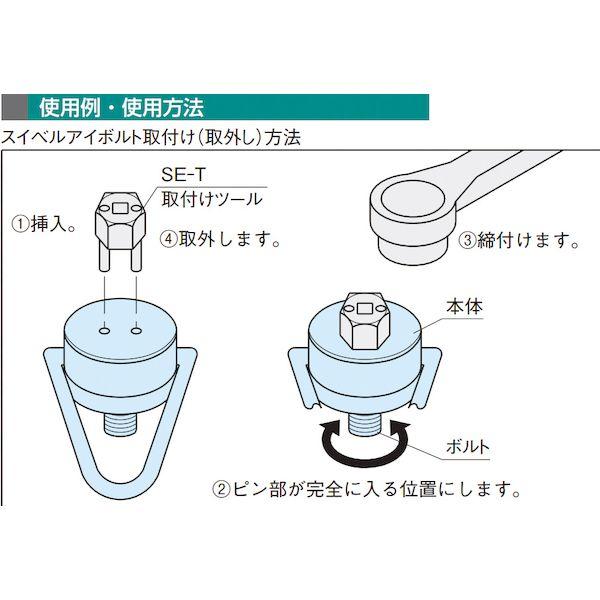 イマオコーポレーション IMAO SE12-SUS スイベルアイボルト SE12SUS