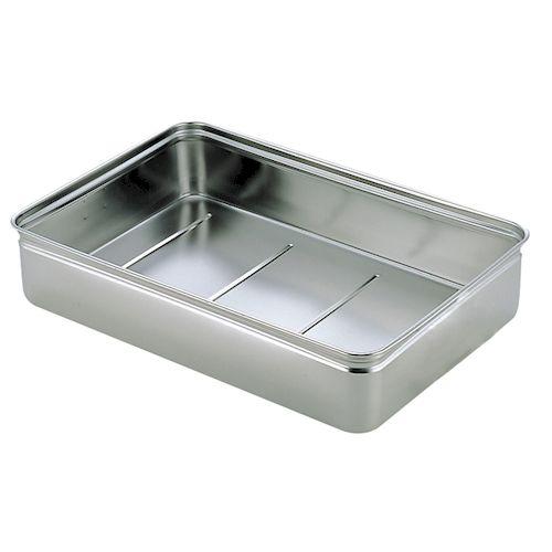 4560127490567 赤川器物製作所 AG 18−8番重バット 特大 90浅型 9cm 18-8ステンレス 業務用 日本製