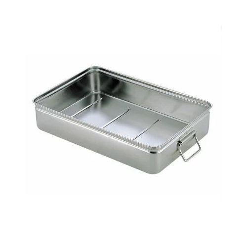 4560127490611 赤川器物製作所 AG 18−8番重バット 手付 中 110深型 ステンバット 本体 18-8ステンレス