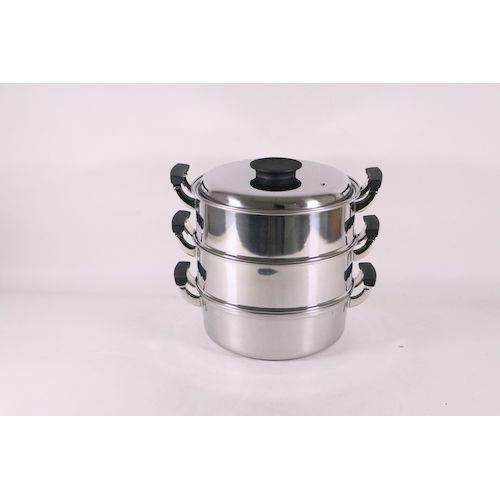 神子島製作所18-0角蒸器 3段 29cm 日本製 Amazon｜神子島製作所 桃印 18-0角型蒸器 3段22cm 内寸220x220x中段深