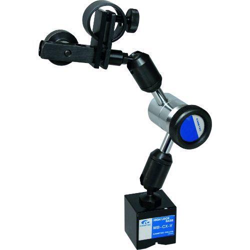 あすつく対応 「直送」 カネテック MB-CX-V マグネットスタンド アームタイプ ハイロックミニベース 微動調整装置付 吸着力１６０Ｎ MBCXV 微動金具付マグネット