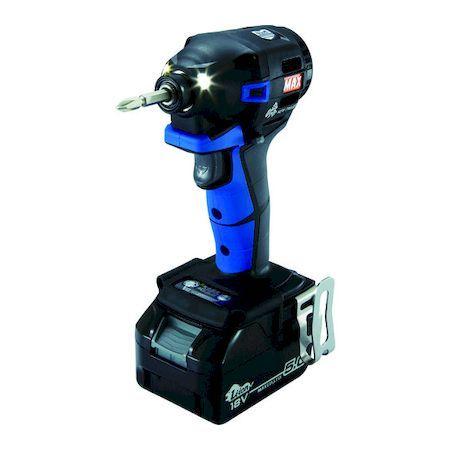 MAX PJ-ID152B-B2C/1850A 18V充電インパクトドライバセット アオ  