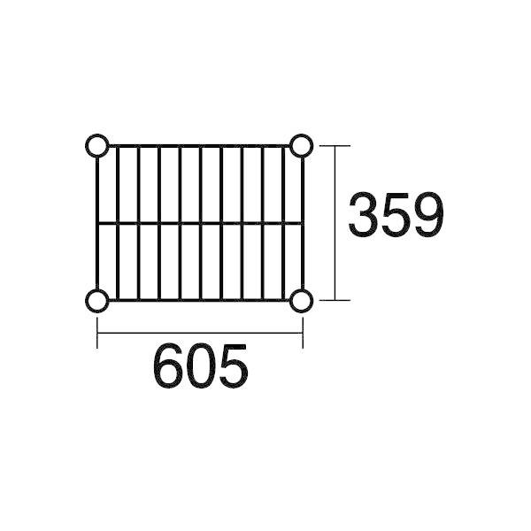 137593　エレクター　ステンレスエレクターSAS610：PS1390：5段