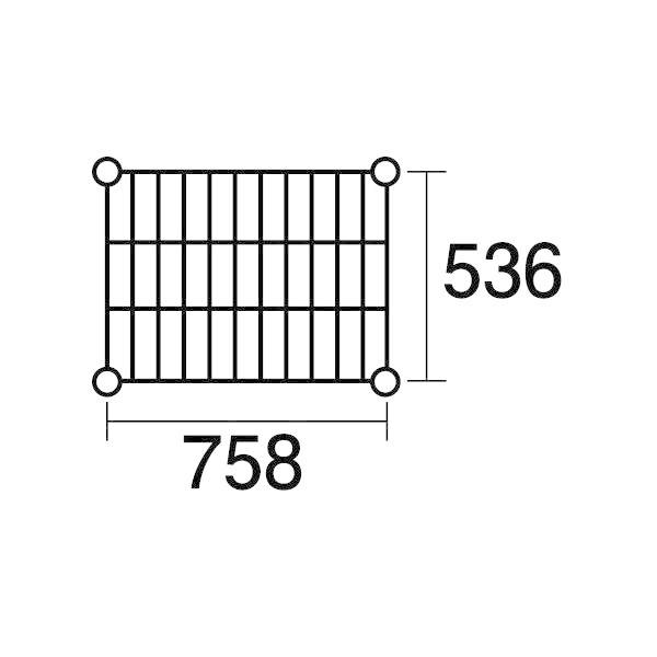 137744 エレクター ステンレスエレクターSBS1220：PS1590：4段