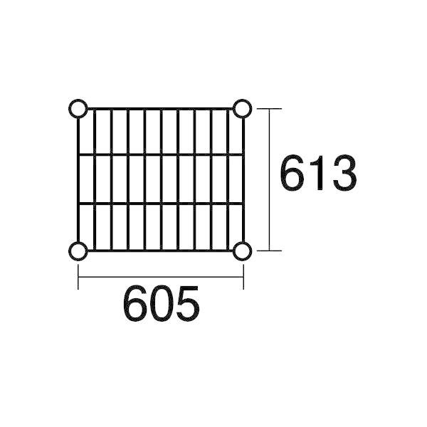 137778 エレクター ステンレスエレクターSLS610：PS1900：6段