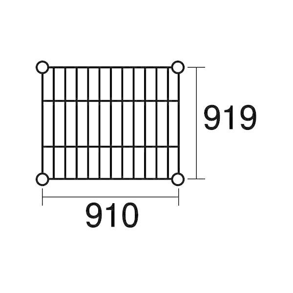 137899 エレクター ステンレスエレクターSLLS910：PS2200：4段