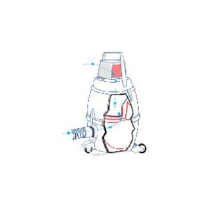 ニルフィスク 107418496H 業務用掃除機 ＧＭ８０Ｐ−ＨＥＰＡ クリーンルーム・アスベスト対応 乾式