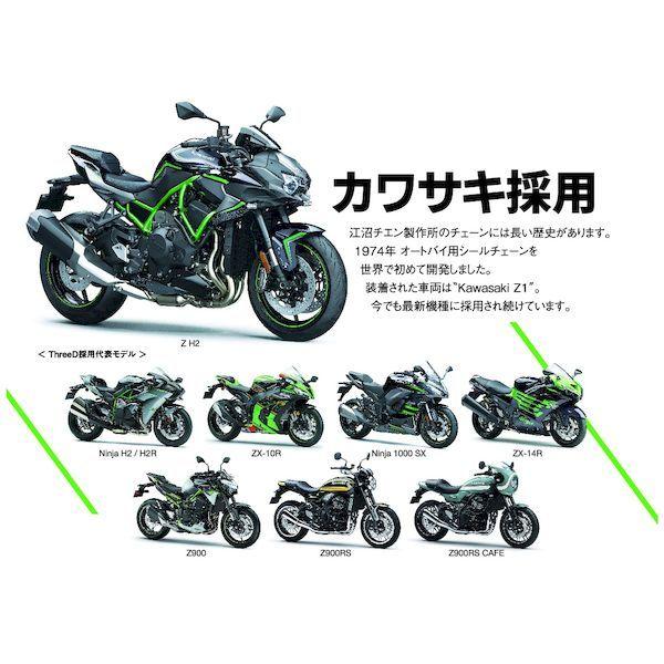 楽天市場】江沼チェーン 4571291801691 EK チェーン THREED 520Z GP