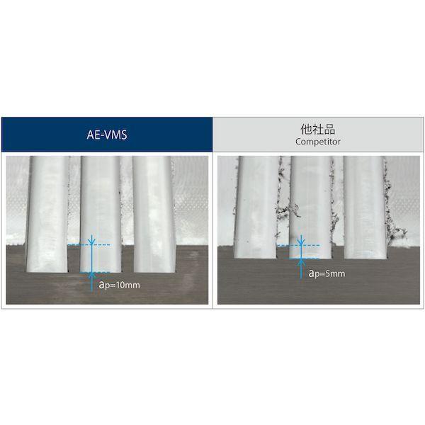 あすつく対応 「直送」 ＯＳＧ AE-VMS 25 超硬防振型エンドミル ショート形 ４刃 スクエア 刃径２５ｍｍ 刃長５０ｍｍ 全長１２０ｍｍ ８５