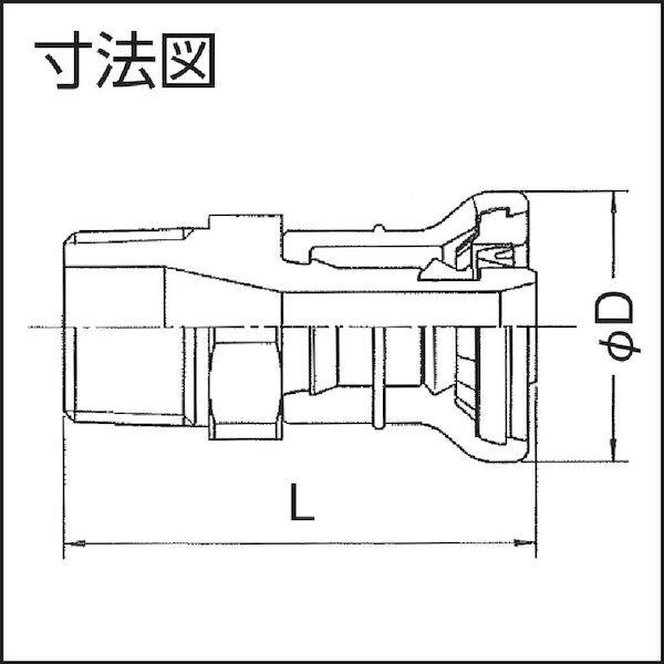 あすつく対応 「直送」 クボタケミックス JOQ2-M 16 PB Ｊワンクイック２ＪＯＱ２−Ｍおねじ付ソケット１６ＰＢ JOQ2M16PB｜edenki｜03