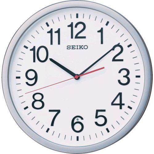 ＳＥＩＫＯ KX229S 電波掛時計　直径３６１×４８　Ｐ枠　銀色メタリック｜edenki