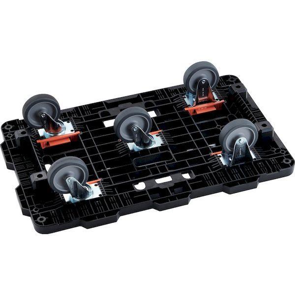 ＴＲＵＳＣＯ BT720J3-E100T 連結式樹脂製２段台車 ビートル ７００Ｘ４５０ 自在３輪 とめたろう付 ハンドルなしなし BT720J3E1_3