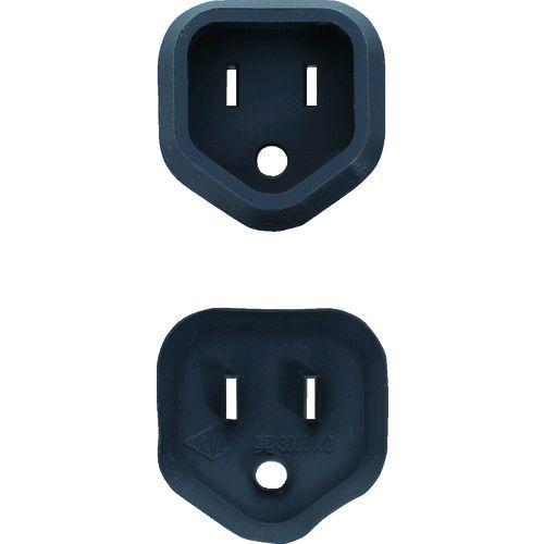 あすつく対応 「直送」 ＴＲＵＳＣＯ PL3CAP-50P-BK プラグ安全カバー３Ｐ用　５０Ｐ入　ブラック PL3CAP50PBK