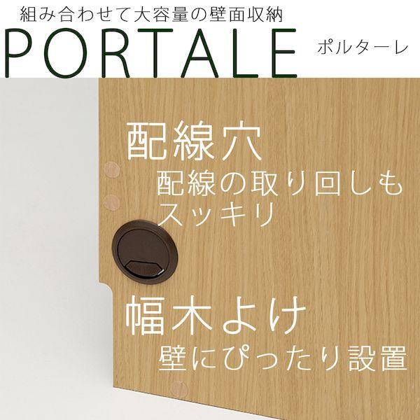 【お客様組み立て】【個数：1個】白井産業 POR-1860DNA 直送 代引不可・他メーカー同梱不可 壁面キャビネット ポルターレ POR1860DNA｜edenki｜07