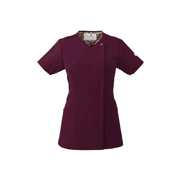 アズワン 7-4200-01 レディススクラブ バーガンディ Ｓ 7420001