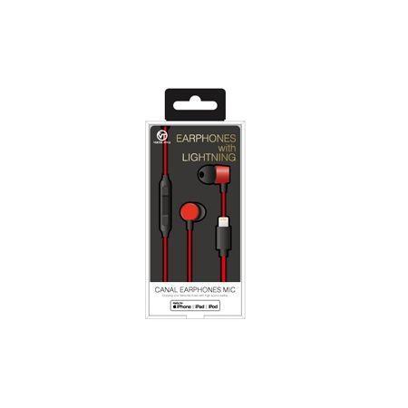 vertex style イヤホン VTH-AP02 レッド　360点〜未使用 VERTEX STYLE（ヴァーテックススタイル） VERTEX VTH-AP02 RD