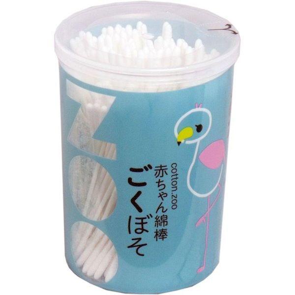 4976558006176 【144個入】 コットン・ZOO赤ちゃん綿棒ごくぼそ200本入 100747【キャンセル不可】