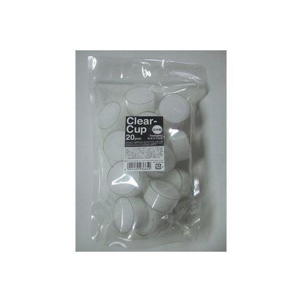 4901435936659 【12個入】 クリアカップティーライト 400g 92582【キャンセル不可】