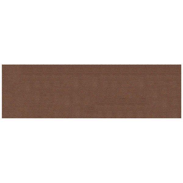 4973381423811 【5個入】おくだけ吸着ロングマット90×300cm ブラウン KH−77 103774【キャンセル不可】