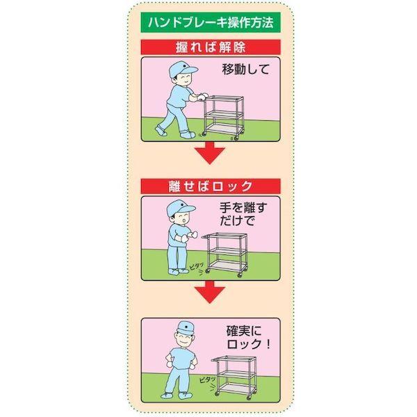 大人気新品  【個人宅配送不可】サカエ SAKAE CSWA-758HBI 直送 代引不可 ニューCSスーパーワゴン ハンドブレーキ付 CSWA758HBI