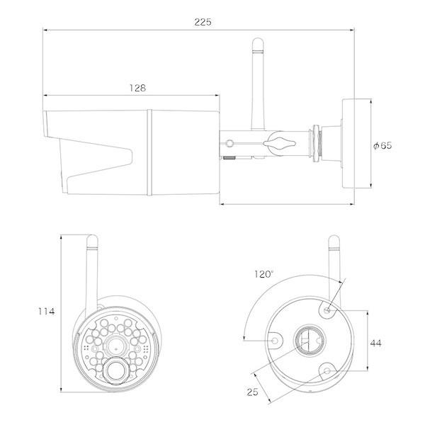 AFH111TX オルタプラス AFH-101専用 増設カメラ AFH-111TX : 測定器