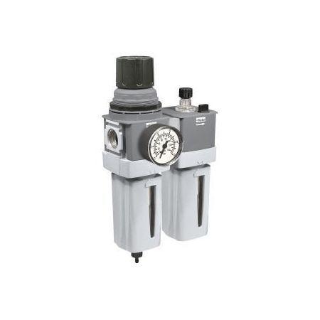 P33CA26GEMNGLNW クロダ 調質機器 グローバルFRL フィルタレギュレータ＋ルブリケータ コンビネーション