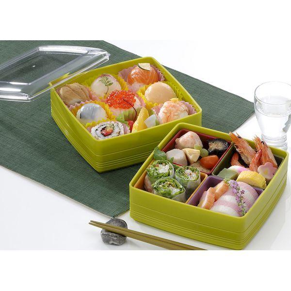 イノマタ化学 4905596107811 彩り小町 二段重 グリーン #1078 : 測定器