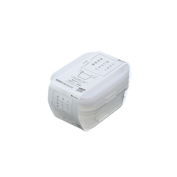 イノマタ化学 4905596184089 楽ちん 角型180ml 3P クリアー イノマタ化学 4905596184089 楽ちん 角型180ml 3P クリアー