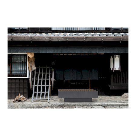 【個人宅配送不可】ミヅシマ工業 2460220 直送 代引不可・他メーカー同梱不可 茶屋のベンチ 1500背なし_2
