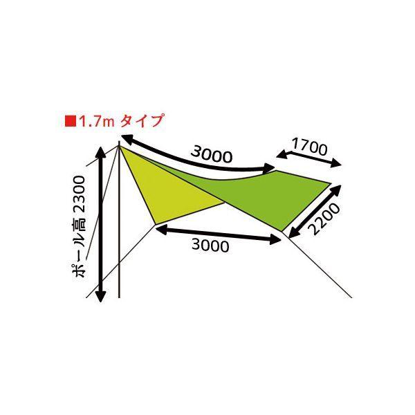 個数：1個】CSP-1.7 直送 代引不可 ダイキ カーサイドペンタゴン1．7m