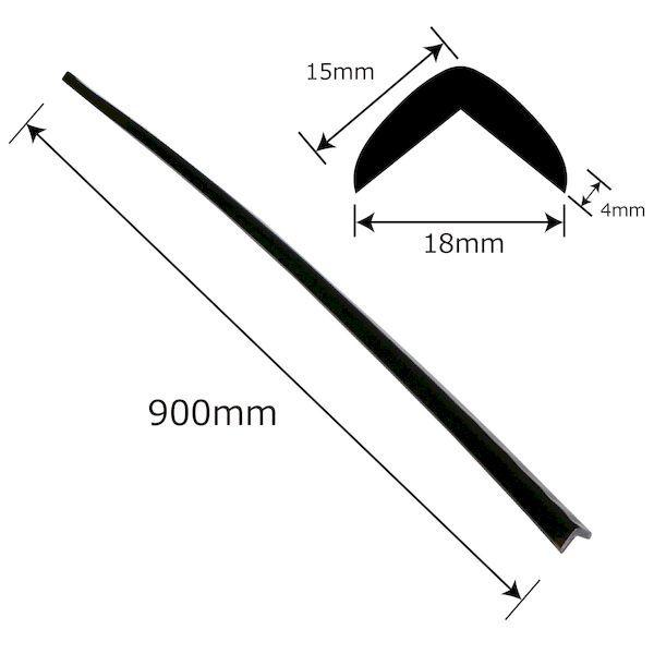 カーボーイ CAR-BOY 760 安心クッションL字型 STRONG 屋外対応 極細 ブラック 90cm｜edenki｜04