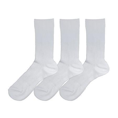PAX-ASIAN CW388 スクールソックスクルー丈白3P22−24cm | ブランド登録なし