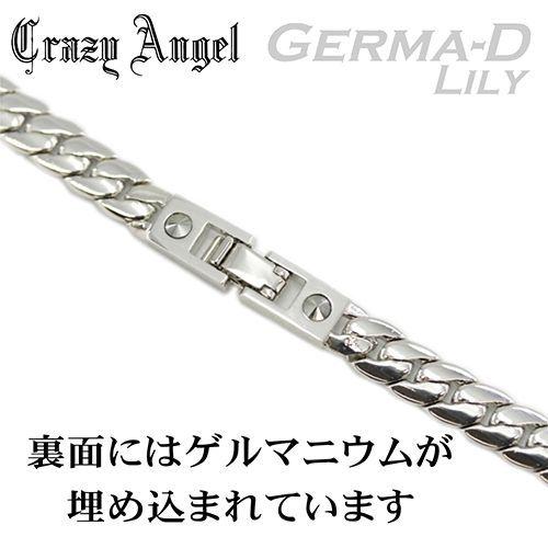 0002CAG-201-R18 直送 代引不可 CrazyAngel 喜平ブレスレット 喜平チェーン アクセサリー ブレスレット チェーン ゲルマニウム ダイヤモンド シルバー 男女兼用｜edenki｜05