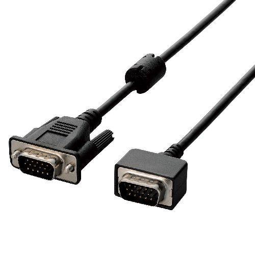 CAC-C50BKX5 直送 代引不可 5個セット エレコム コンパクトコネクタD−Sub15ピンケーブル