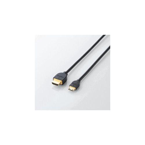 【個数：1個】DH-HD14EM10BKX5 直送 代引不可 5個セット エレコム イーサネット対応HDMI−Miniケーブル A−C