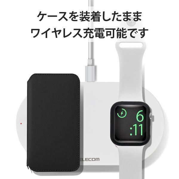 エレコム ELECOM AW-40CSPCGBK アップルウォッチ Apple Watch ケース フルカバー SE 6 5 4 44mm ガラス ブラック AW40CSPCGBK｜edenki｜04