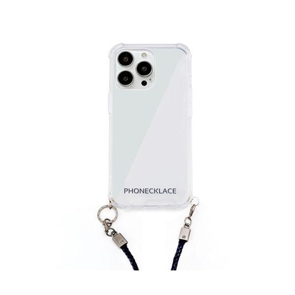 PN21606I13PNV 直送 代引不可 PHONECKLACE ロープショルダーストラップ付きクリアケース for iPhone 13 Pro ネ｜edenki