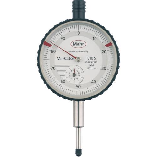あすつく対応 「直送」 マール 810S ダイヤルゲージ ダイヤルインジケーター 文字盤径５０ｍｍ 耐衝撃タイプ ４３１１０００