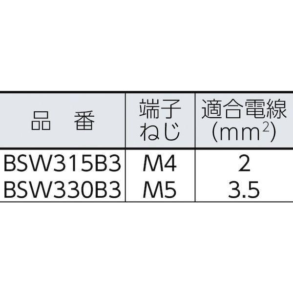 あすつく対応 「直送」 春日電機 BSW315B3 動力用開閉器　ＢＳＷ３１５Ｂ３_2
