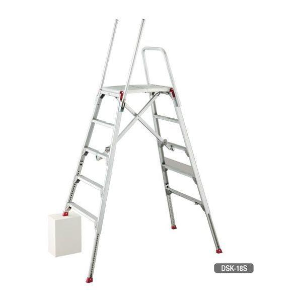 【1個入】【個人宅配送不可】ハセガワ DSK-18S (16170) 直送 代引不可 可搬式作業台 お立ち台 R DSK18S(16170)