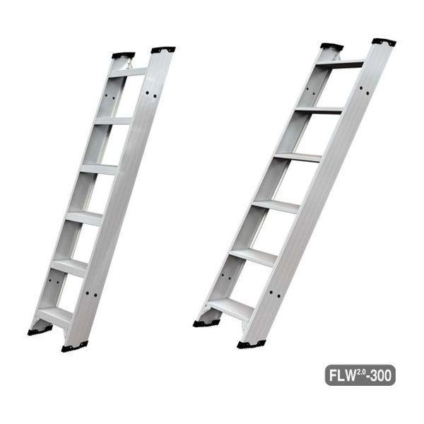ハセガワ FLW2.0-330 (16909) 直送 代引不可 踏ざん幅広1連はしご FLW2.0330(16909)