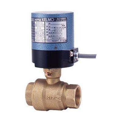 あすつく対応 【1個入】 【個人宅配送不可】KITZ キッツ EA100-TFE 20A 直送 代引不可 小型電動 EA型／ON／OFF 黄銅・青銅製ボール EA100−TFE