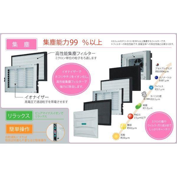 アンデス電気 BM-H101A(J) 直送 代引不可 酸化チタン光触媒搭載空気清浄機 バイオミクロン BMH101A(J)｜edenki｜04