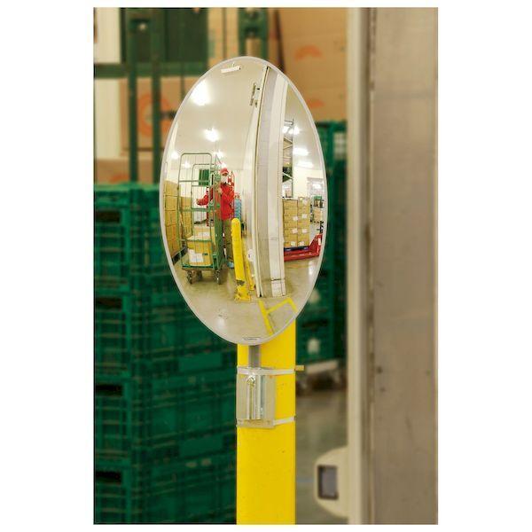 コミー B55K フォーク出口ミラー＜柱用＞３３０×５５０