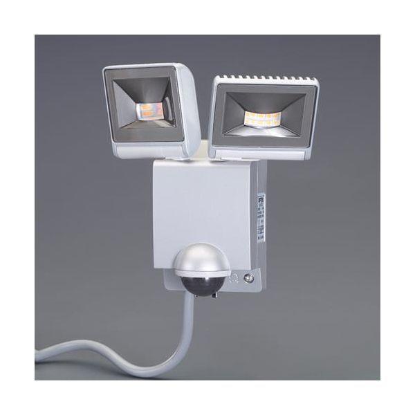 【個人宅配送不可】直送 代引不可 エスコ EA864C-27A AC100V／20W LEDセンサーライト 2灯 EA864C27A
