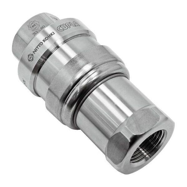 日東工器 ZEL-4S SUS EPDM (42824) 直送 代引不可 ゼロスピルカプラ ステンレス製 ZEL4SSUSEPDM( ポイント10倍日東工器 ゼロスピルカプラ (ステンレス製・エチレン