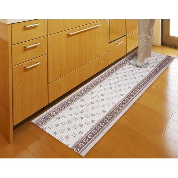 本物保証!本物保証!K13309-7 おたすけ吸着ふわふわマット 65×440cm ブラウン K133097 マット サンコー おくだけ吸着ペット用ランチョンマット 犬柄 家具 カーペット・マット 4973381136490 #w-164450-00-01