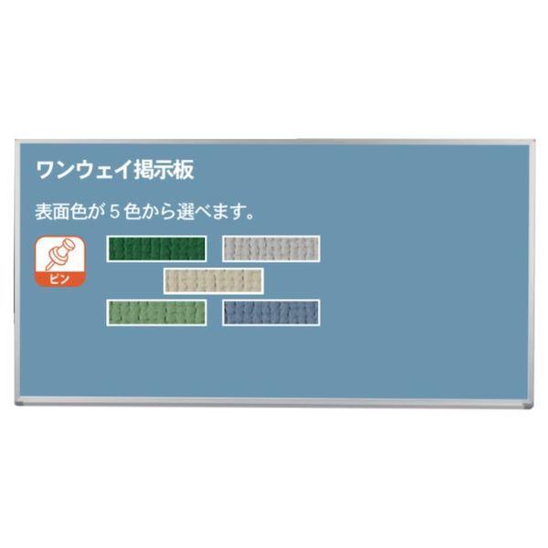 【個人宅配送不可】馬印 PK406-708 直送 代引不可 ワンウェイ掲示板 Pシリーズ壁掛 W1800×H1215 708グリーン PK406708
