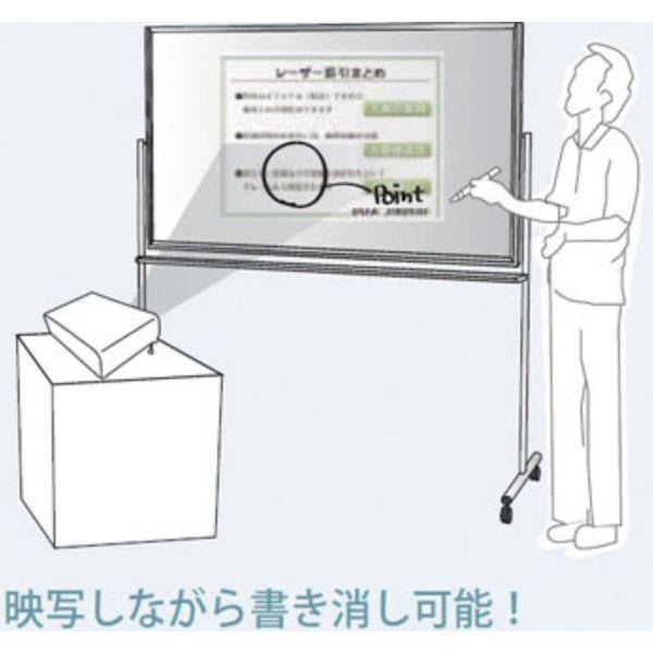 【受注生産品 納期-約2週間】【個人宅配送不可】【個数：1個】馬印 UM58N 直送 代引不可 映写対応ホワイトボード 大型 UMボード 壁掛 板面寸法W×H mm 2410×15_1
